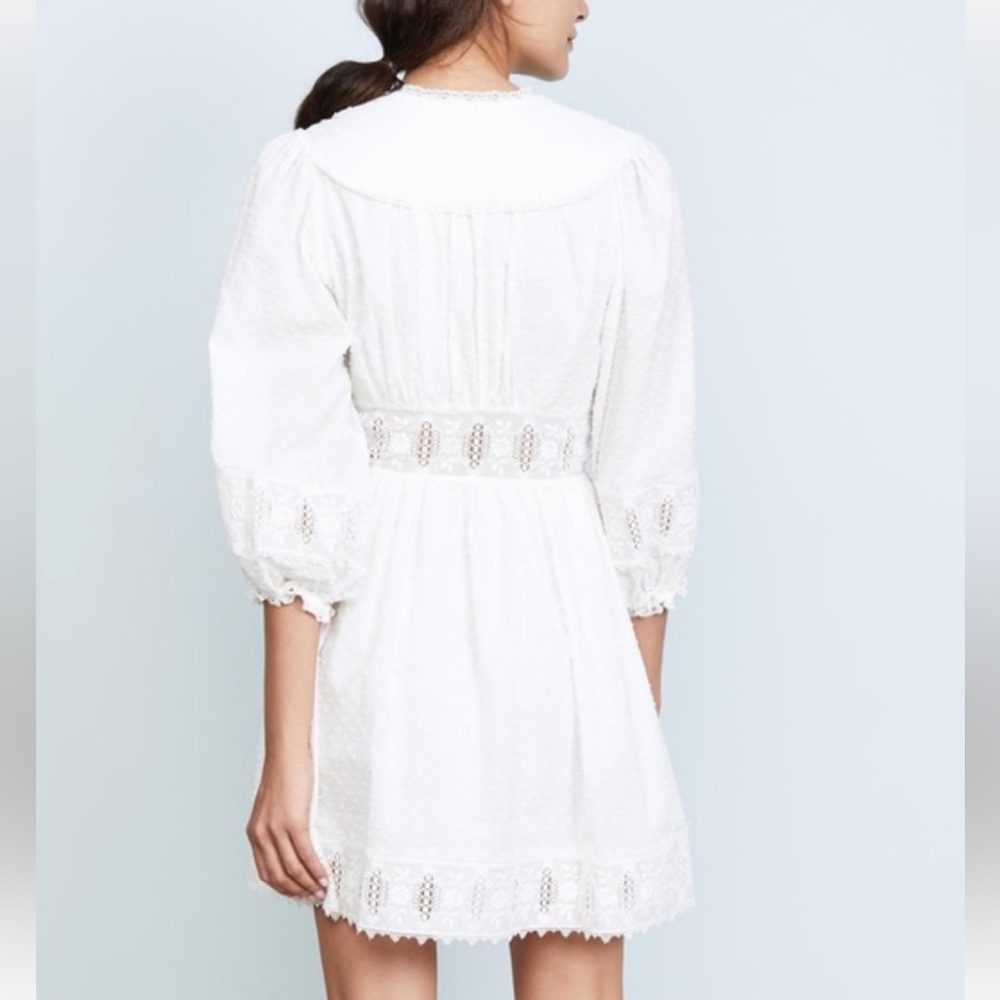 Zimmermann Iris Corset White Lace Dress Petite Small. - Picture 2 of 9